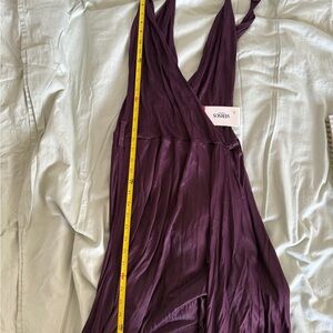 Versace plunge surprise wrap belted dress